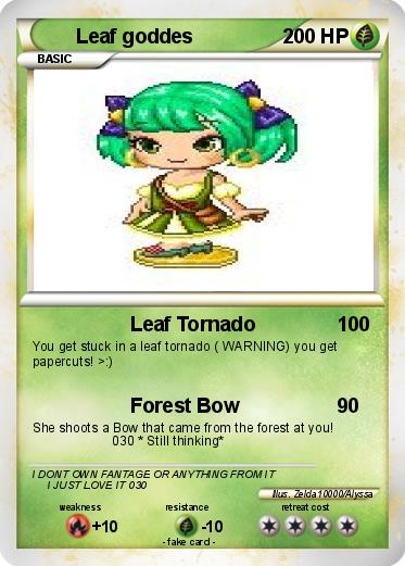 Pokemon Leaf goddes