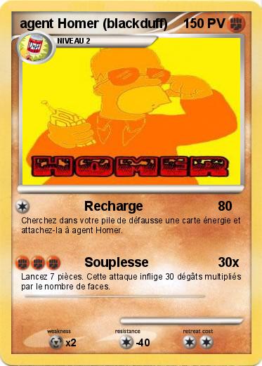 Pokemon agent Homer (blackduff)