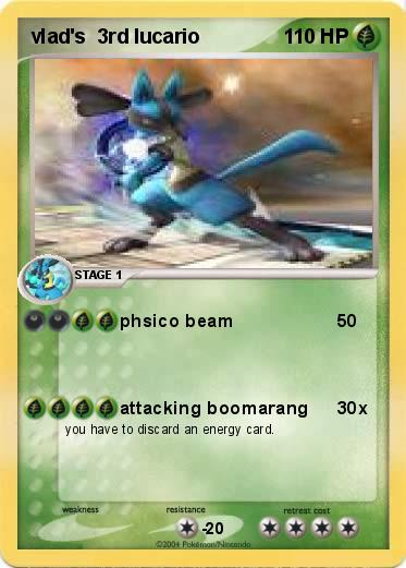 Pokemon vlad's  3rd lucario