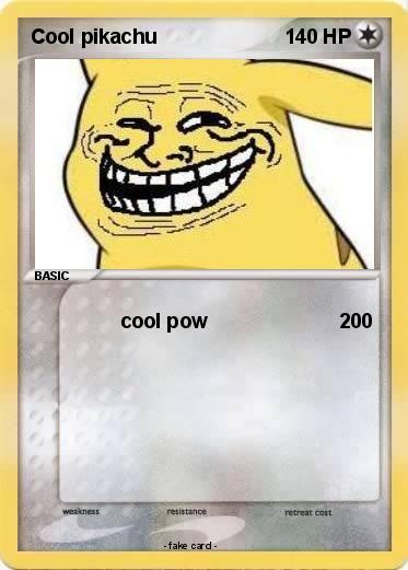 Pokemon Cool pikachu