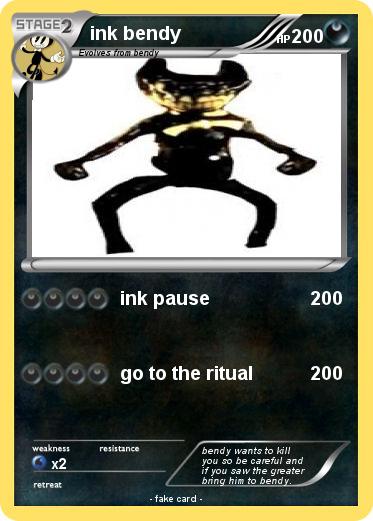 Pokemon ink bendy