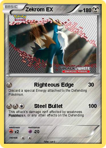Pokemon Zekrom EX