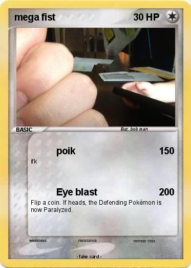 Pokemon mega fist