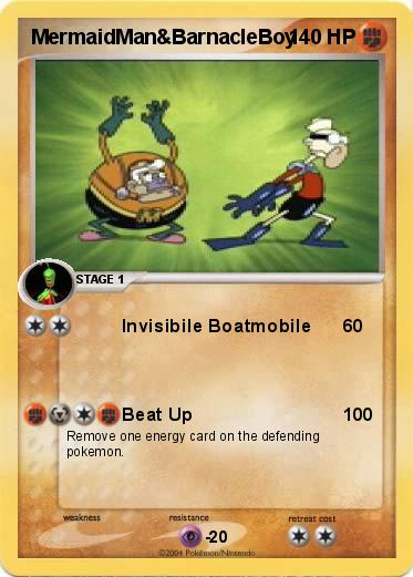 Pokemon MermaidMan&BarnacleBoy