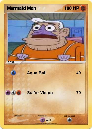 Pokemon Mermaid Man
