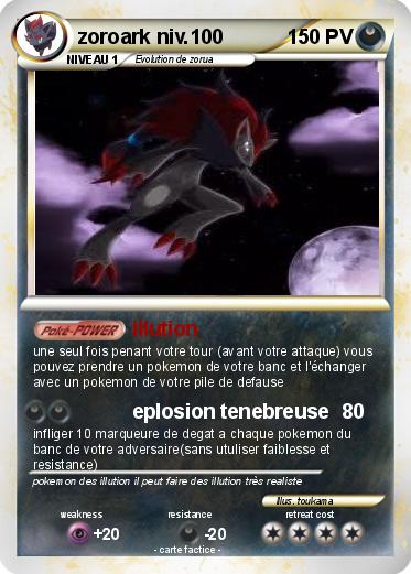 Pokemon zoroark niv.100