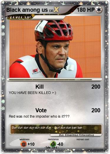 Pokemon Black among us