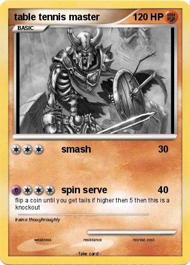 Pokemon table tennis master