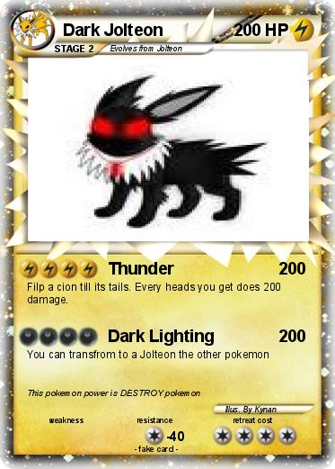 Pokemon Dark Jolteon