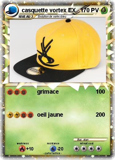 Pokemon casquette vortex EX