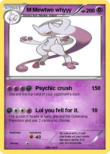 Pokemon M Mewtwo whyyy