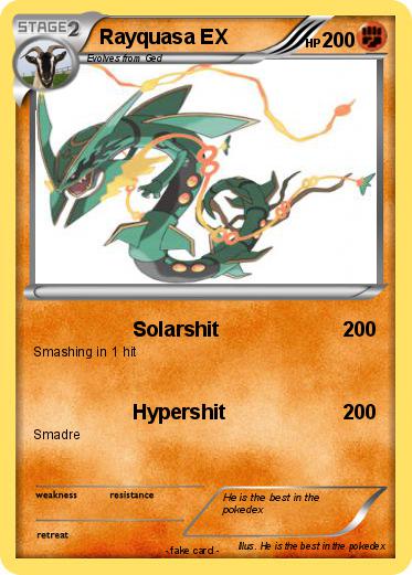 Pokemon Rayquasa EX
