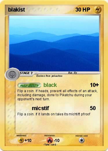 Pokemon blakist
