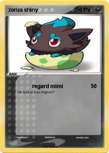 Pokemon zorua shiny