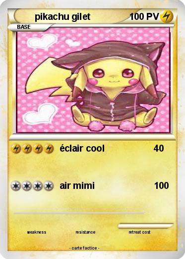 Pokemon pikachu gilet
