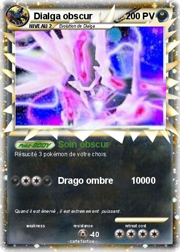 Pokemon Dialga obscur