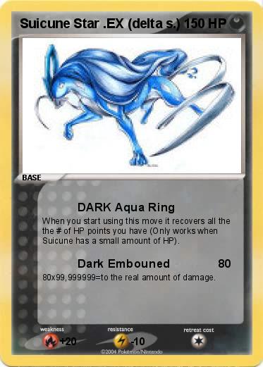 Pokemon Suicune Star .EX (delta s.)