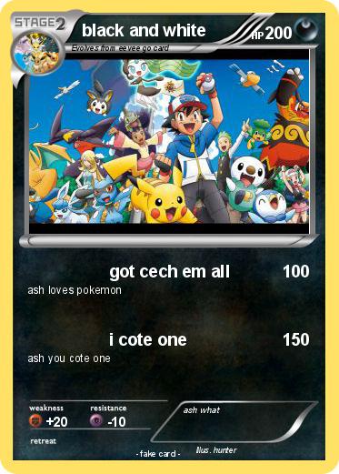 Pokemon black and white