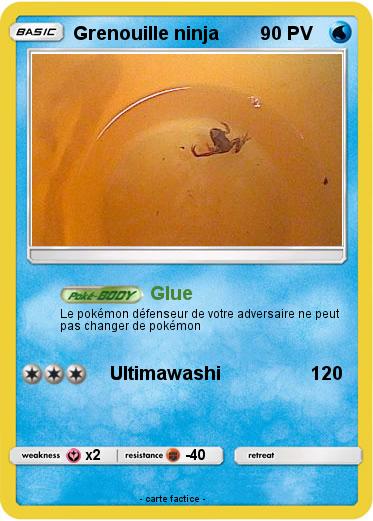 Pokemon Grenouille ninja