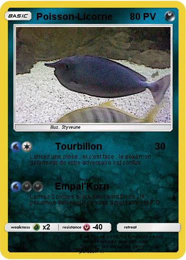 Pokemon Poisson-Licorne