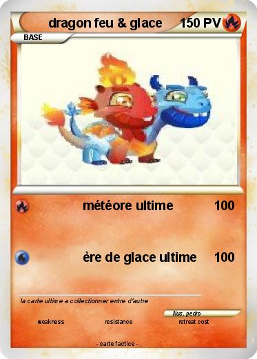 Pokemon dragon feu & glace