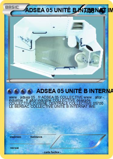 Pokemon ADSEA 05 UNITÉ B INTERNAT IME