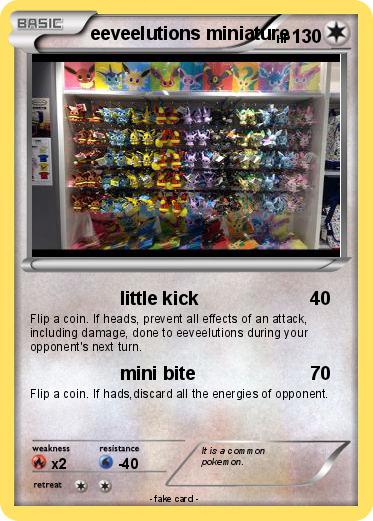 Pokemon eeveelutions miniature