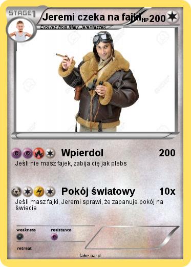 Pokemon Jeremi czeka na fajki