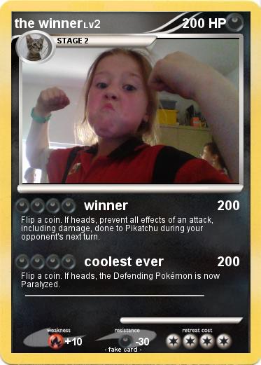 Pokemon the winner