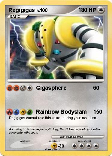 Pokemon Regigigas