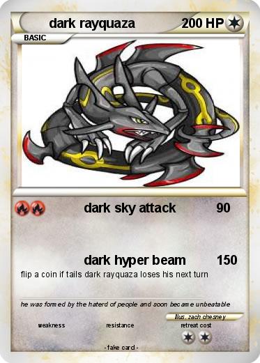 Pokemon dark rayquaza