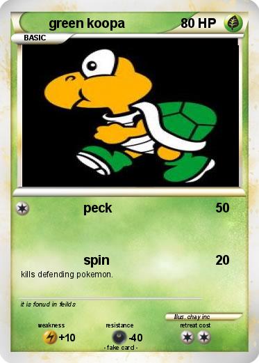 Pokemon green koopa