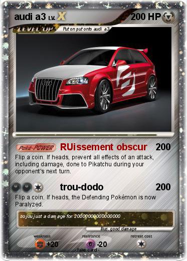 Pokemon audi a3