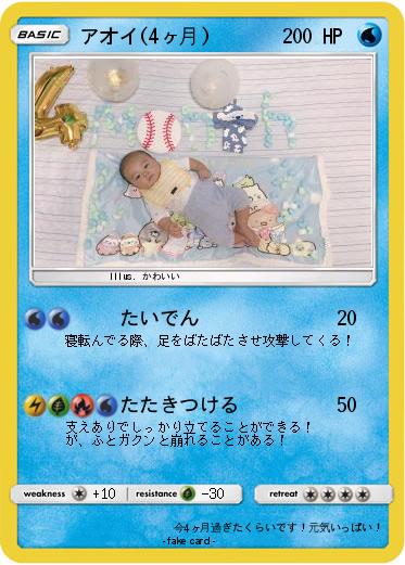 Pokemon アオイ(4ヶ月)