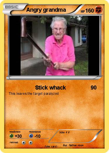 Pokemon Angry grandma
