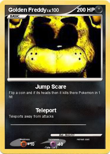 Pokemon Golden Freddy