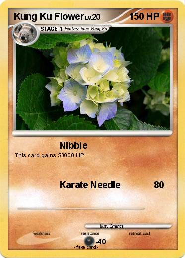 Pokemon Kung Ku Flower