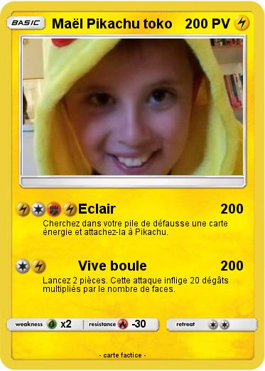 Pokemon Maël Pikachu toko