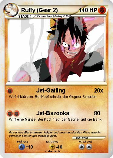 Pokemon Ruffy (Gear 2)