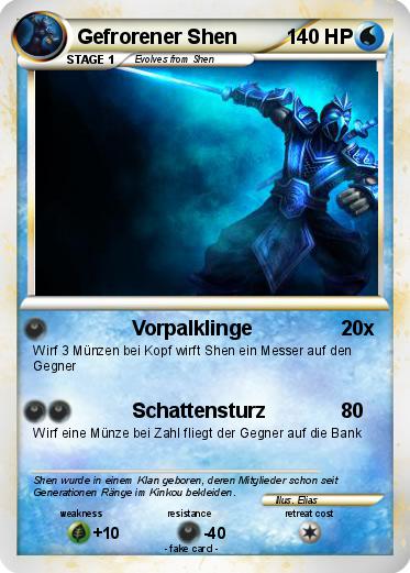 Pokemon Gefrorener Shen