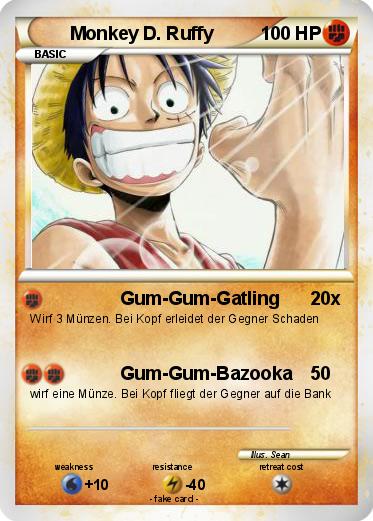 Pokemon Monkey D. Ruffy