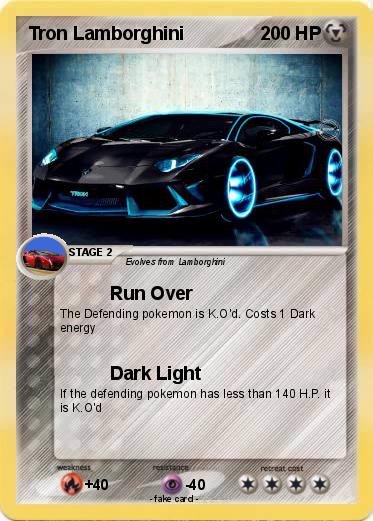 Pokemon Tron Lamborghini