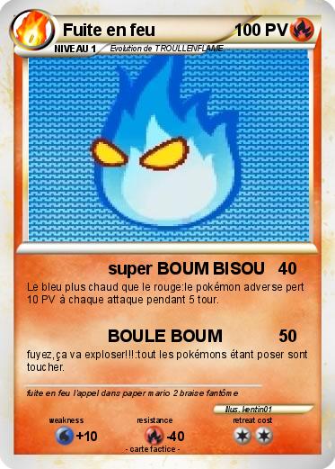 Pokemon Fuite en feu