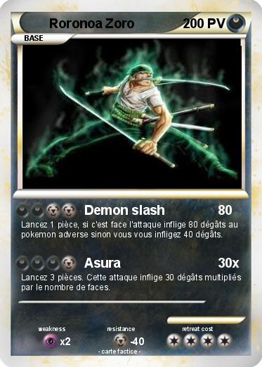 Pokemon Roronoa Zoro