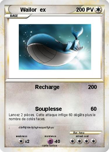 Pokemon Wailor  ex