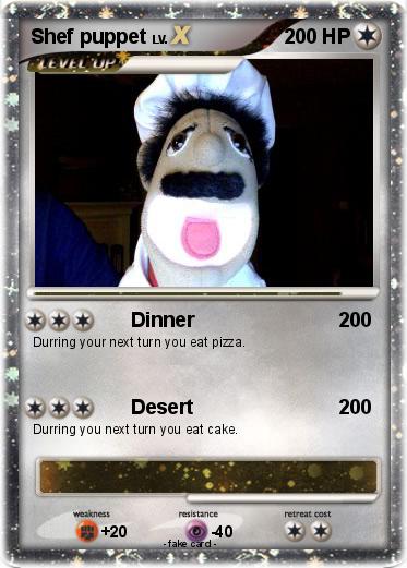 Pokemon Shef puppet