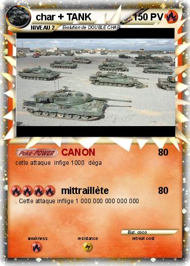 Pokemon char + TANK