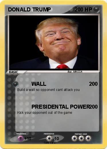 Pokemon DONALD TRUMP