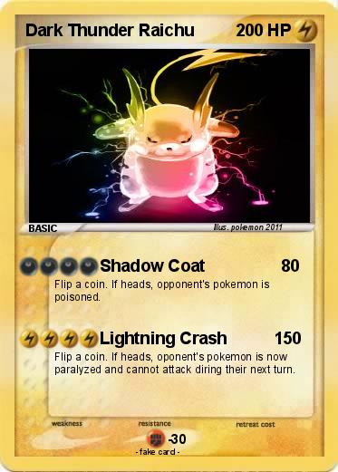 Pokemon Dark Thunder Raichu