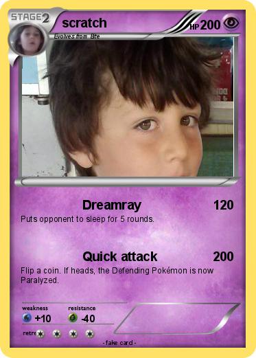 Pokemon scratch